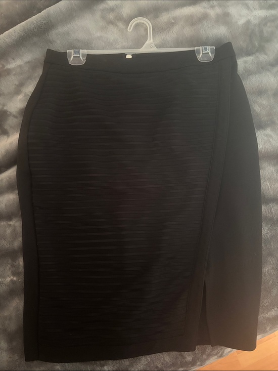 The Limited Dresses & Skirts - The Limited Black Ribbed Pencil Skirt